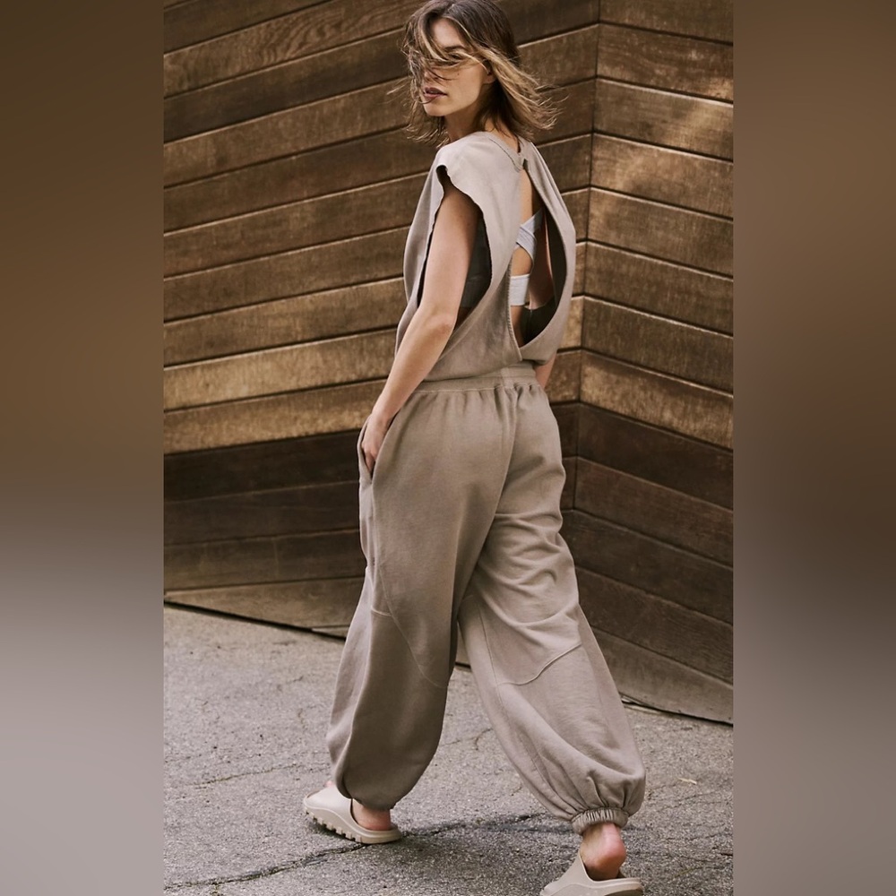 Free People Throw And Go Onesie Jumpsuit - Picture 2 of 7